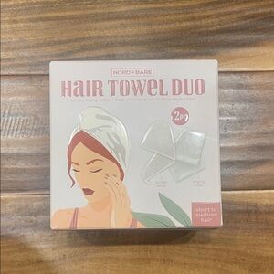 Marshalls nord+bare Hair Towel Duo in Cream